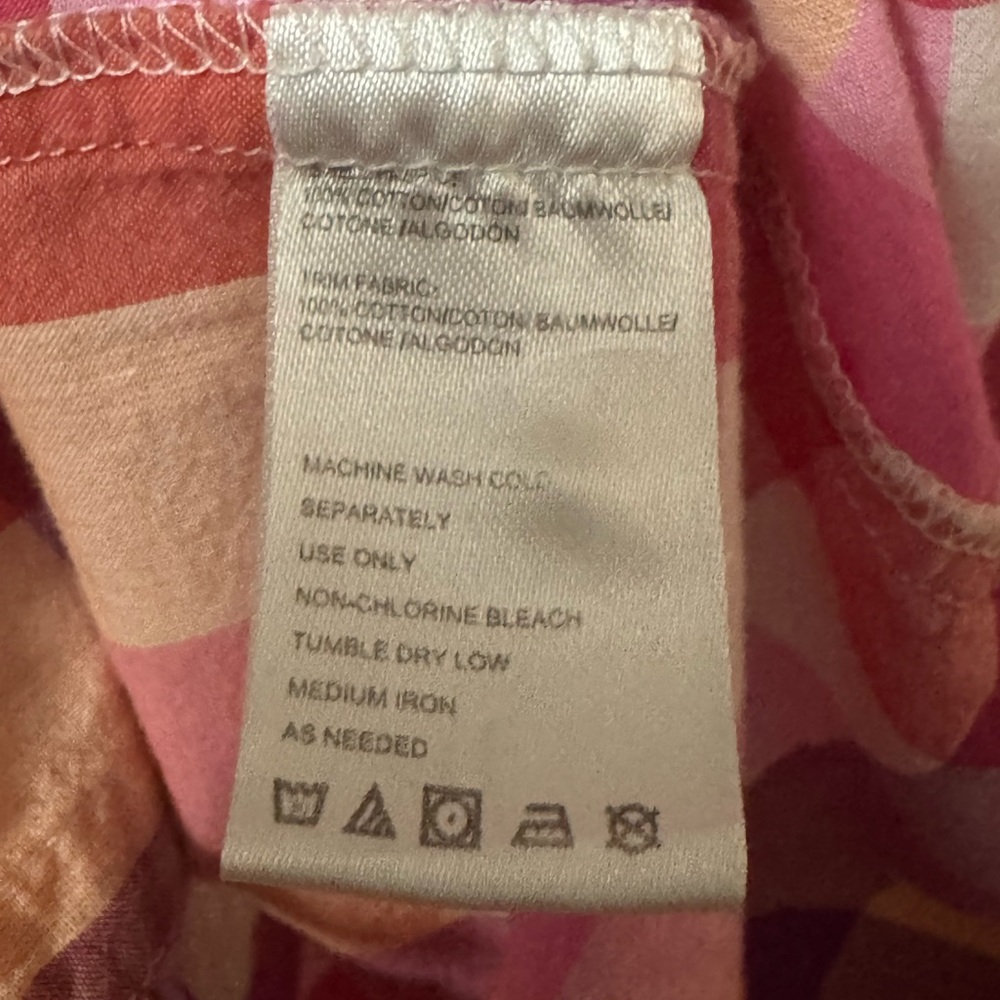 Isabella Sinclair Plaid Button Down Shirt Pink Red Purple Size Small - Picture 5 of 5